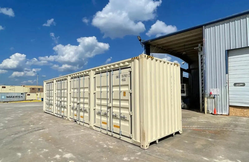NEUER 40-FUSS-HOHER-CUBE-VERSANDCONTAINER MIT SEITENTÜREN