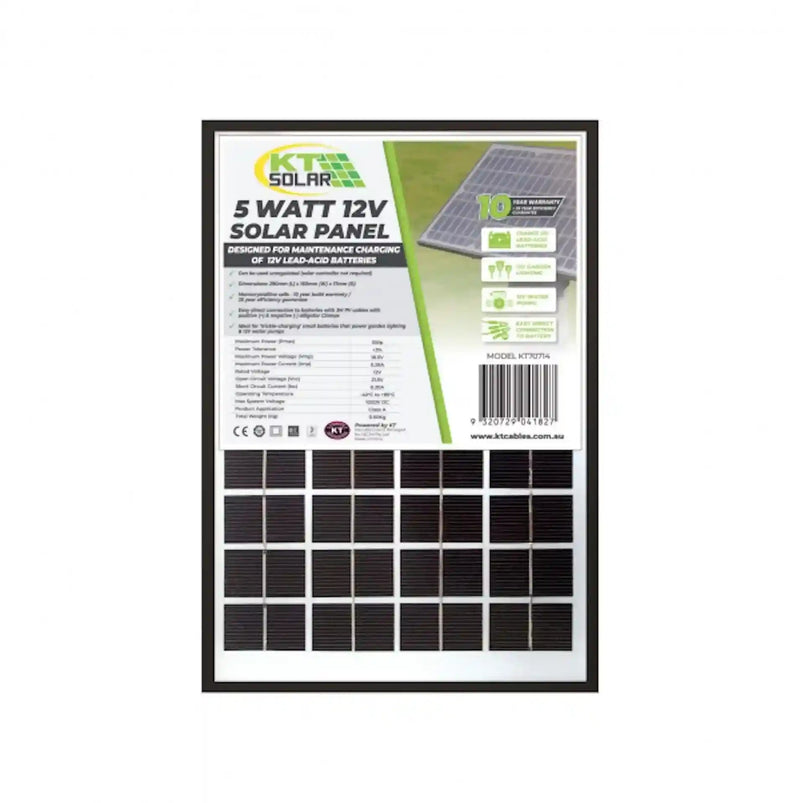 panneau solaire 5 Watt Mono 12v