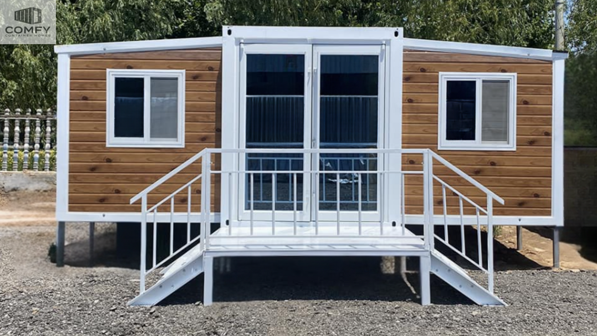 Eco Expandable Prefab Tiny Home 19x20FT Equipped with Bathroom and Kitchen Tiny House