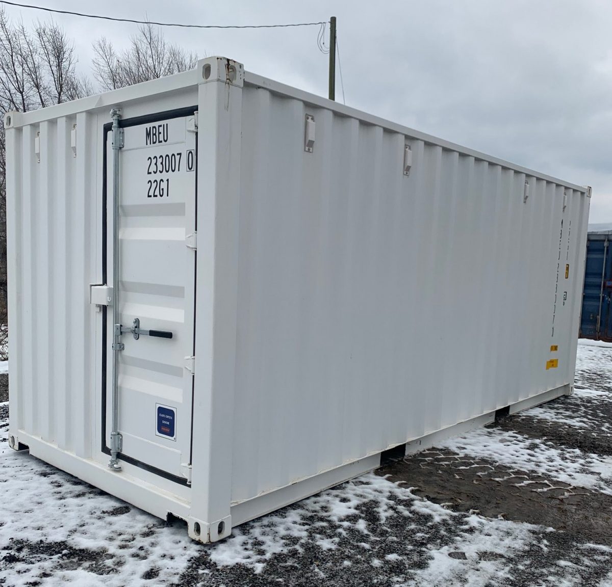 Kaufen Sie einen neuen 20-Fuß-Seecontainer avec drei Türen